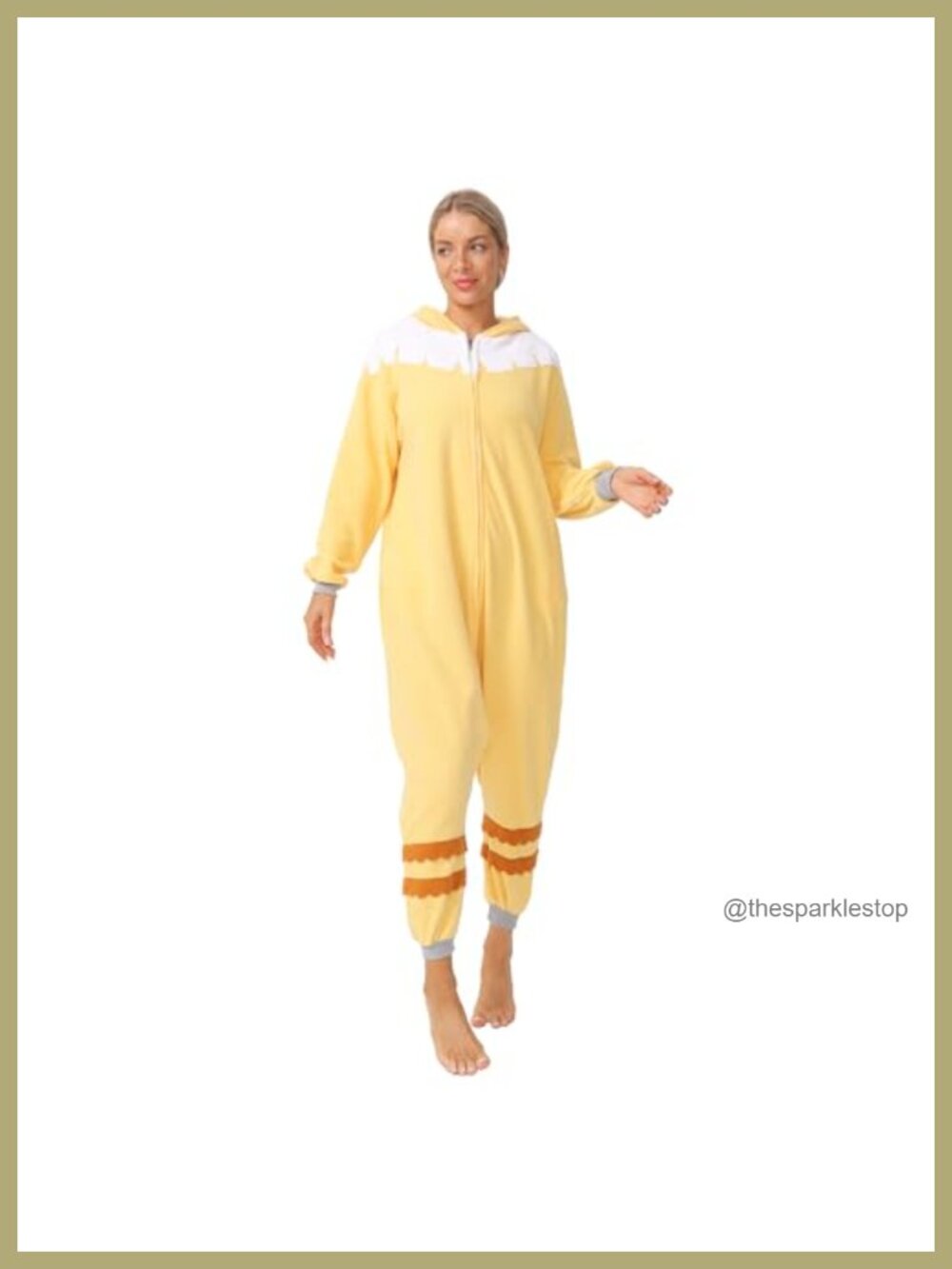 Fleece Animal Onesie Adult Hooded One-Piece Pajama Cosplay Costume - Picture 2 of 6